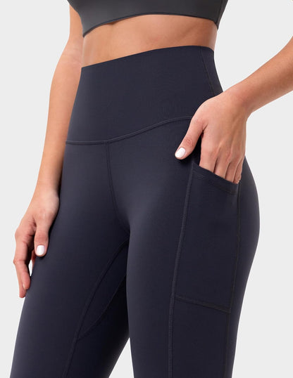 Women's High Waisted Yoga Pants 7/8 Length Leggings with Pockets