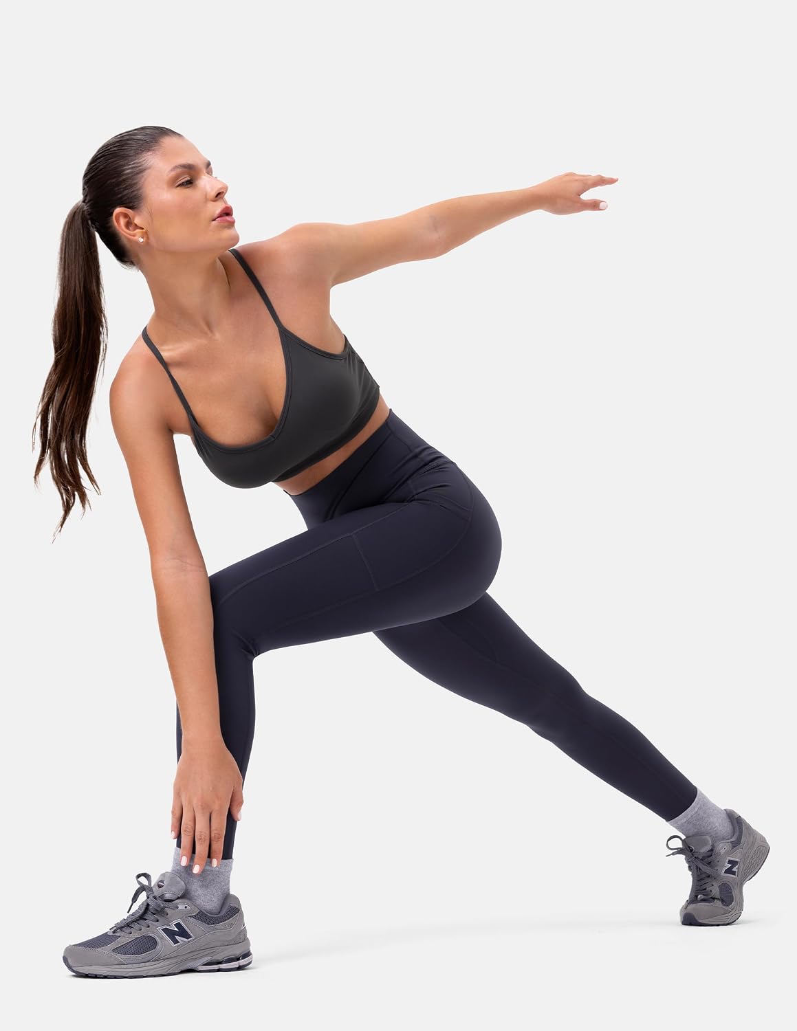 Women's High Waisted Yoga Pants 7/8 Length Leggings with Pockets