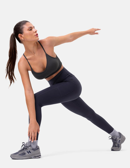 Women's High Waisted Yoga Pants 7/8 Length Leggings with Pockets