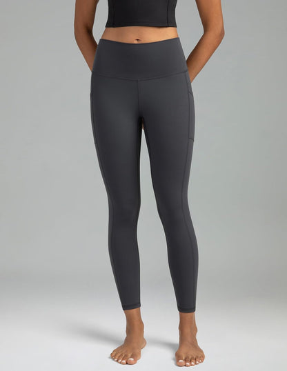 Women's High Waisted Yoga Pants 7/8 Length Leggings with Pockets