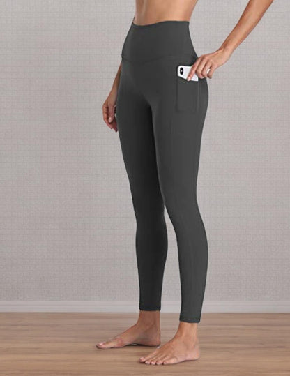 Women's High Waisted Yoga Pants 7/8 Length Leggings with Pockets