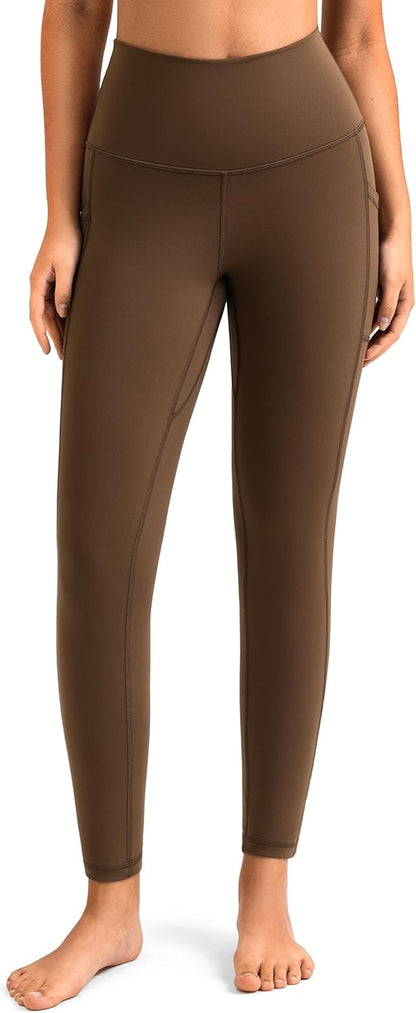 Women's High Waisted Yoga Pants 7/8 Length Leggings with Pockets