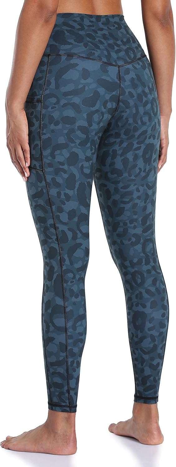 Women's High Waisted Yoga Pants 7/8 Length Leggings with Pockets
