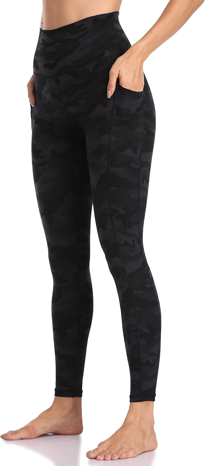 Women's High Waisted Yoga Pants 7/8 Length Leggings with Pockets