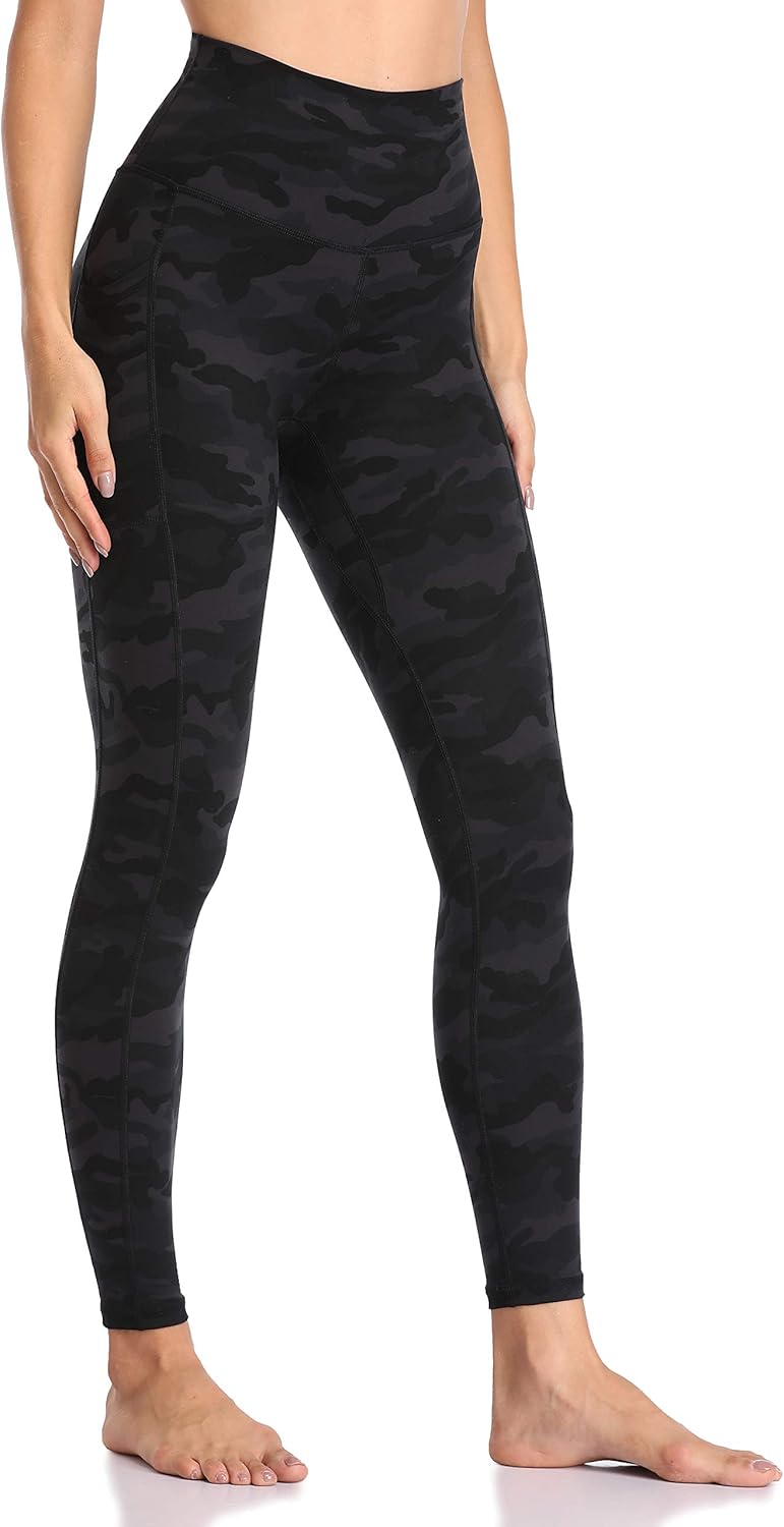 Women's High Waisted Yoga Pants 7/8 Length Leggings with Pockets