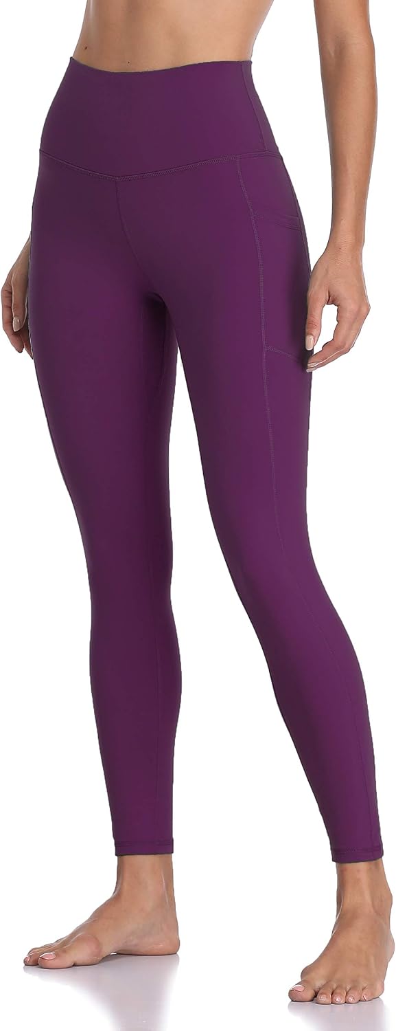 Women's High Waisted Yoga Pants 7/8 Length Leggings with Pockets