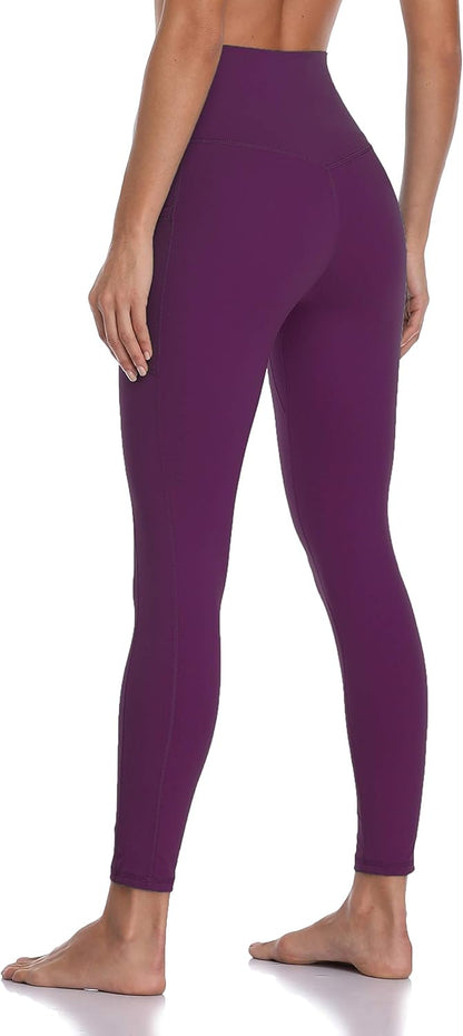 Women's High Waisted Yoga Pants 7/8 Length Leggings with Pockets