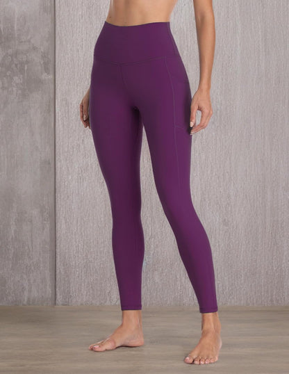 Women's High Waisted Yoga Pants 7/8 Length Leggings with Pockets