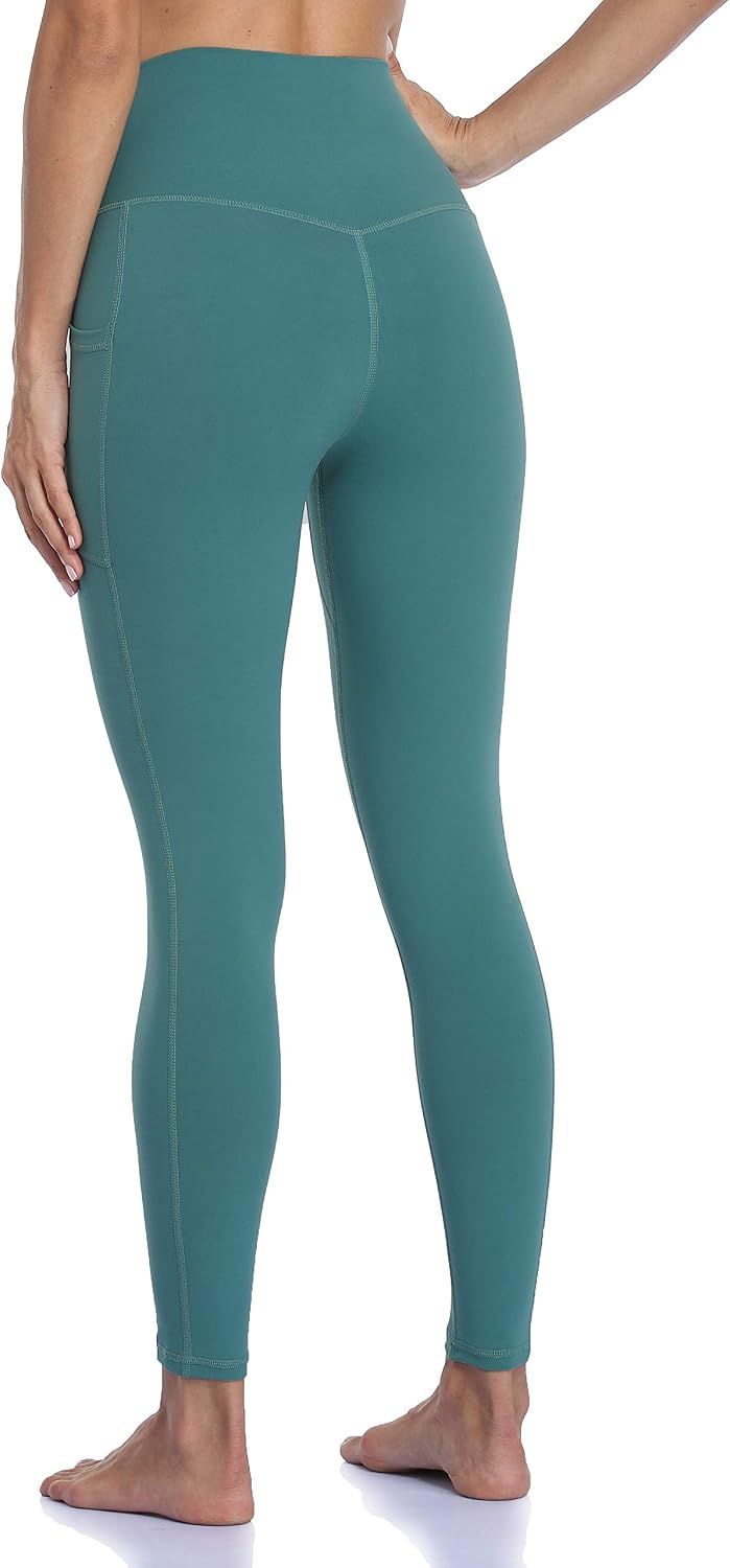 Women's High Waisted Yoga Pants 7/8 Length Leggings with Pockets
