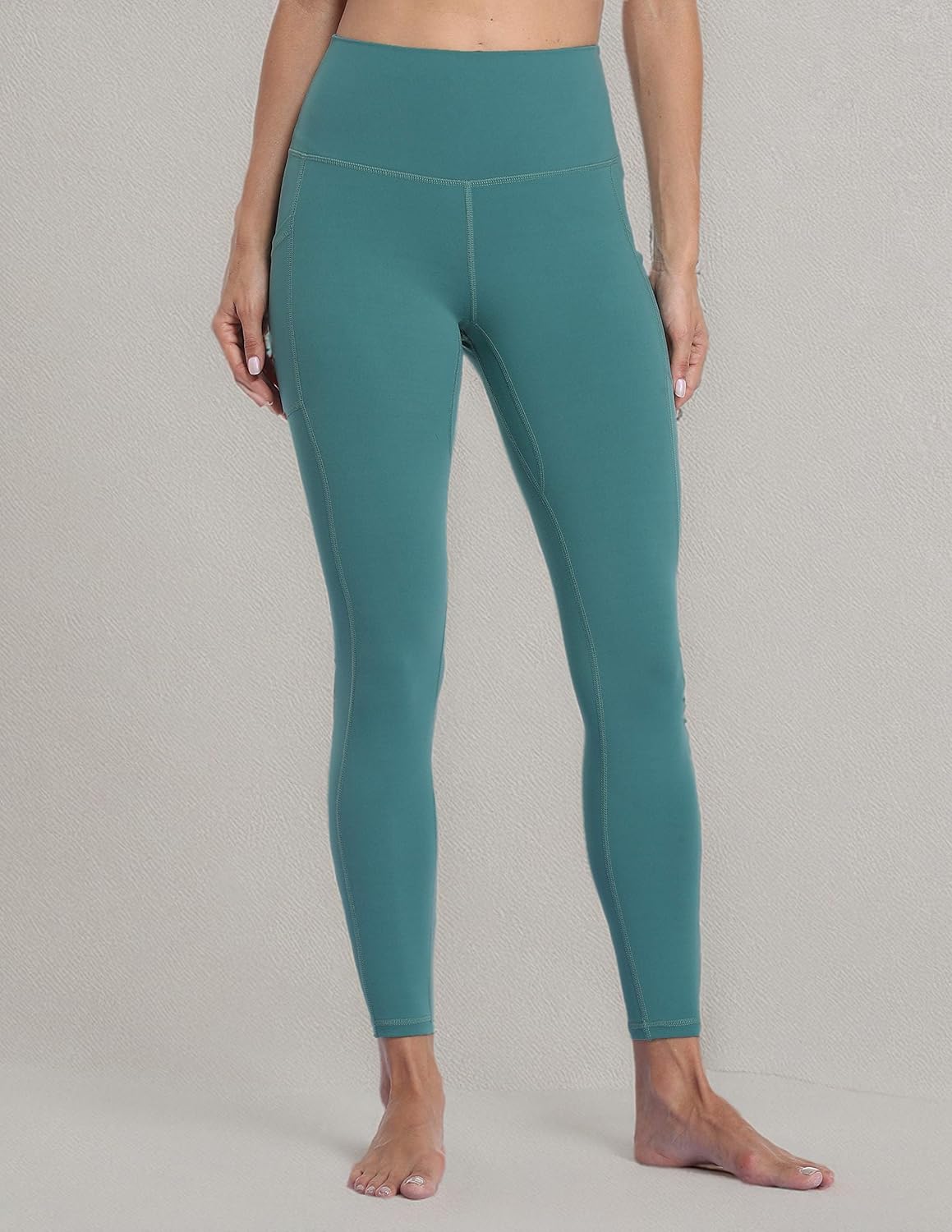 Women's High Waisted Yoga Pants 7/8 Length Leggings with Pockets