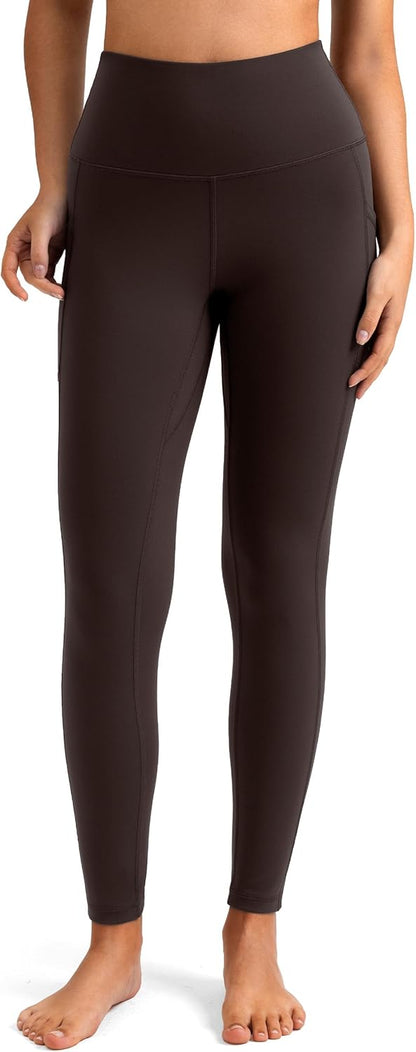 Women's High Waisted Yoga Pants 7/8 Length Leggings with Pockets