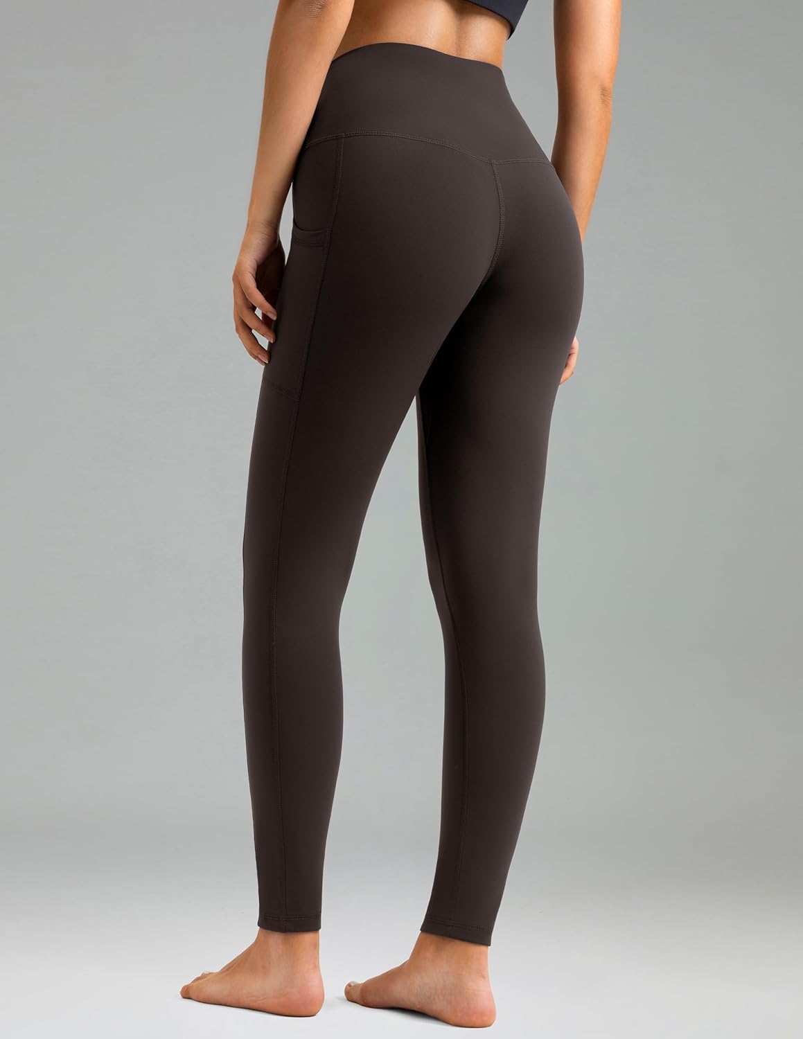 Women's High Waisted Yoga Pants 7/8 Length Leggings with Pockets