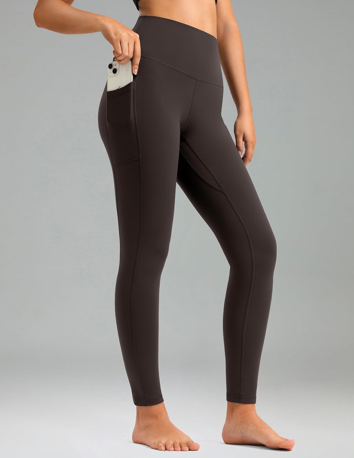 Women's High Waisted Yoga Pants 7/8 Length Leggings with Pockets