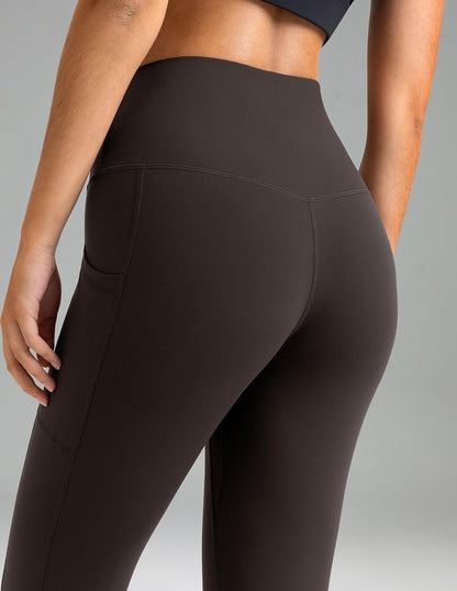 Women's High Waisted Yoga Pants 7/8 Length Leggings with Pockets