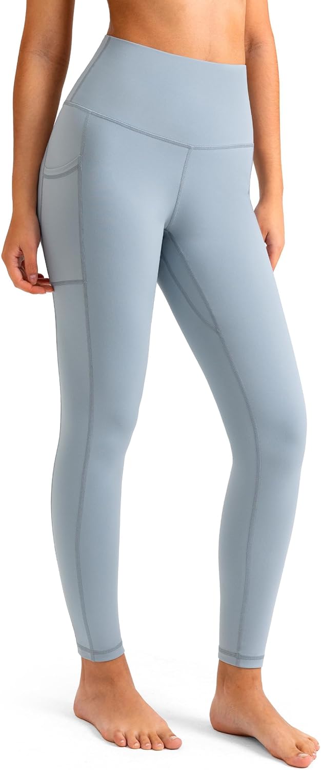 Women's High Waisted Yoga Pants 7/8 Length Leggings with Pockets