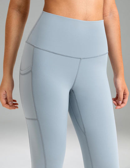 Women's High Waisted Yoga Pants 7/8 Length Leggings with Pockets