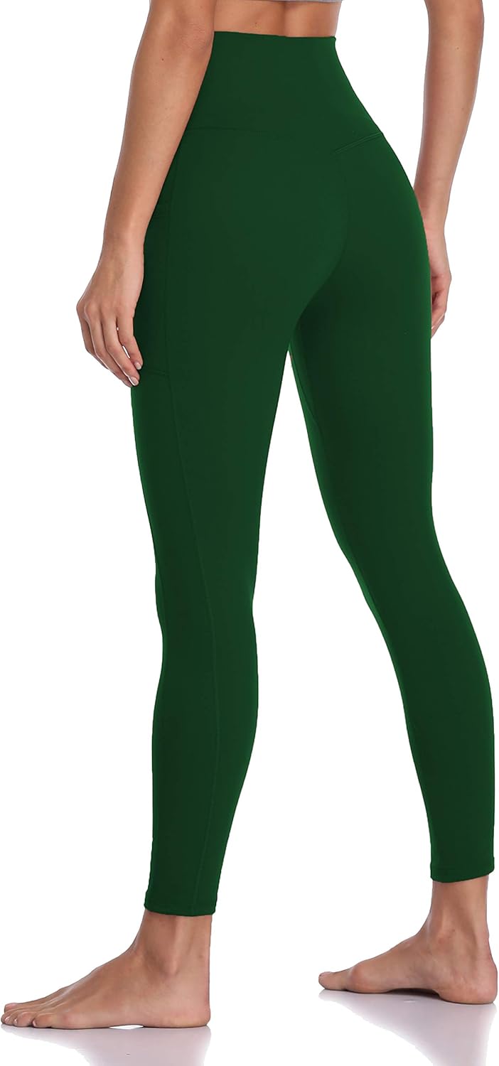 Women's High Waisted Yoga Pants 7/8 Length Leggings with Pockets
