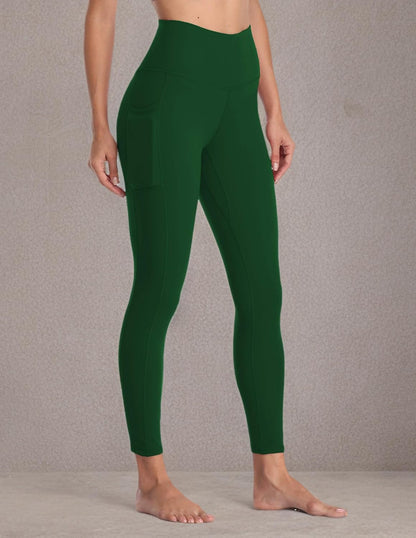 Women's High Waisted Yoga Pants 7/8 Length Leggings with Pockets