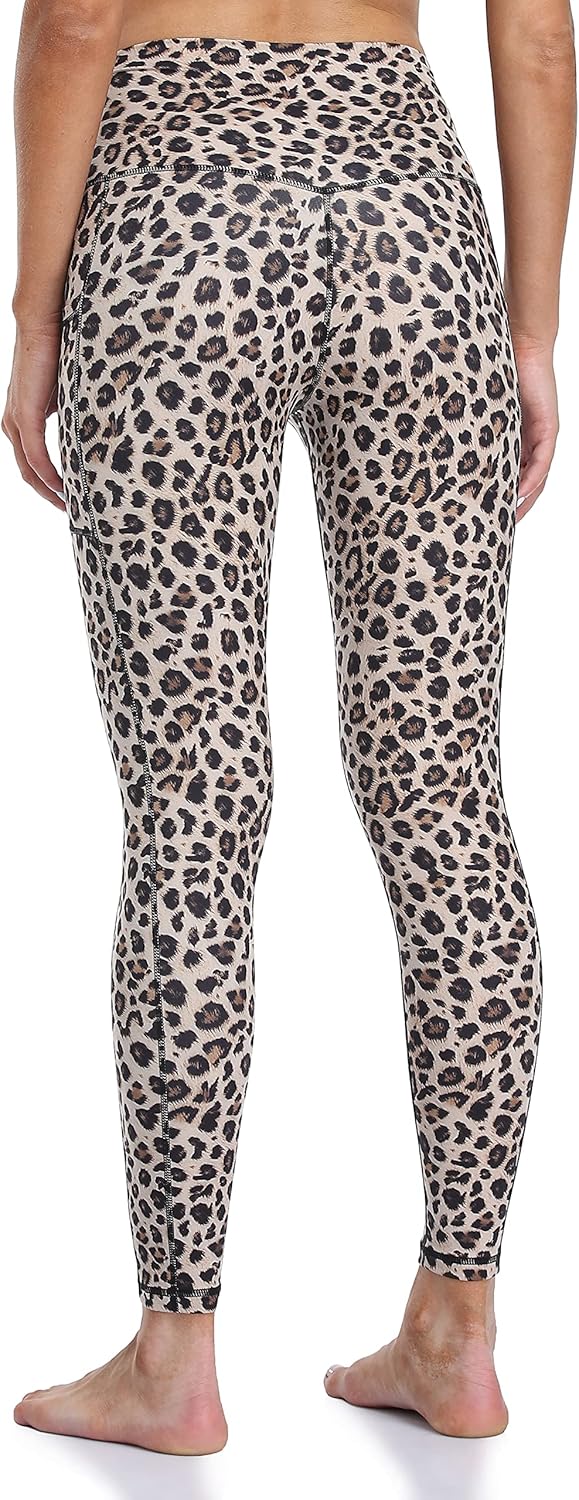 Women's High Waisted Yoga Pants 7/8 Length Leggings with Pockets