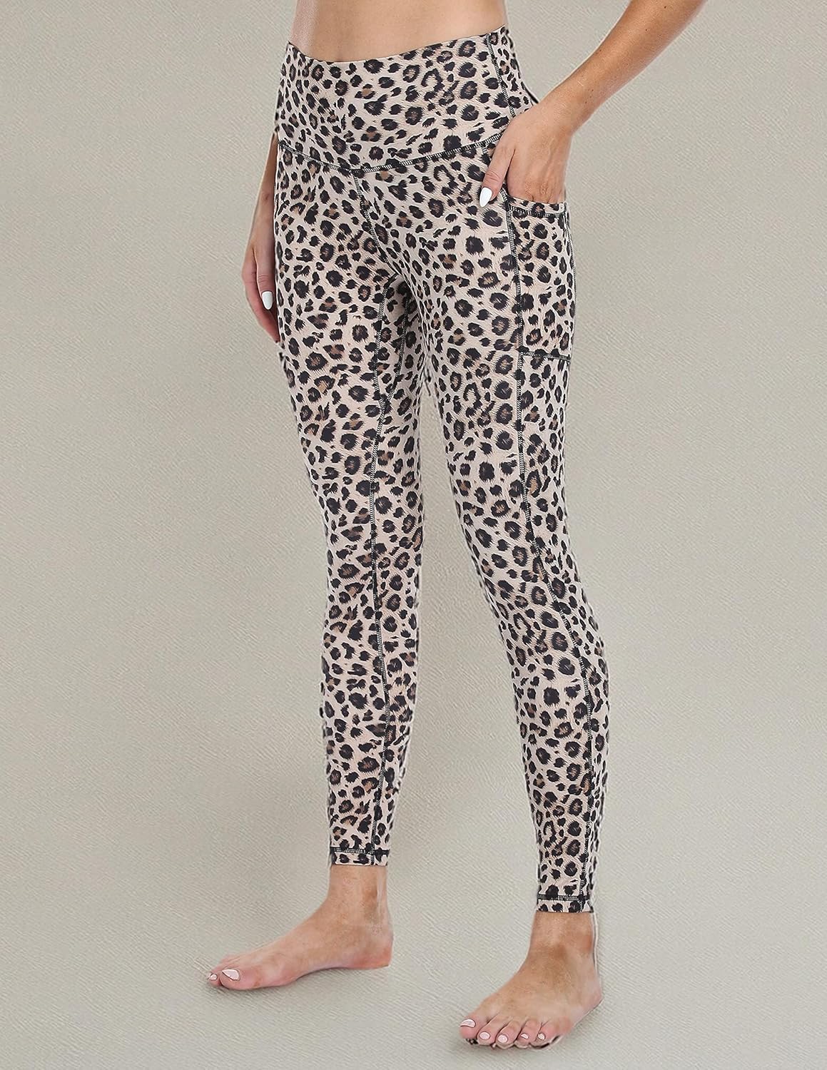 Women's High Waisted Yoga Pants 7/8 Length Leggings with Pockets