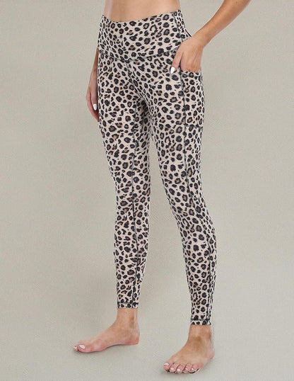 Women's High Waisted Yoga Pants 7/8 Length Leggings with Pockets