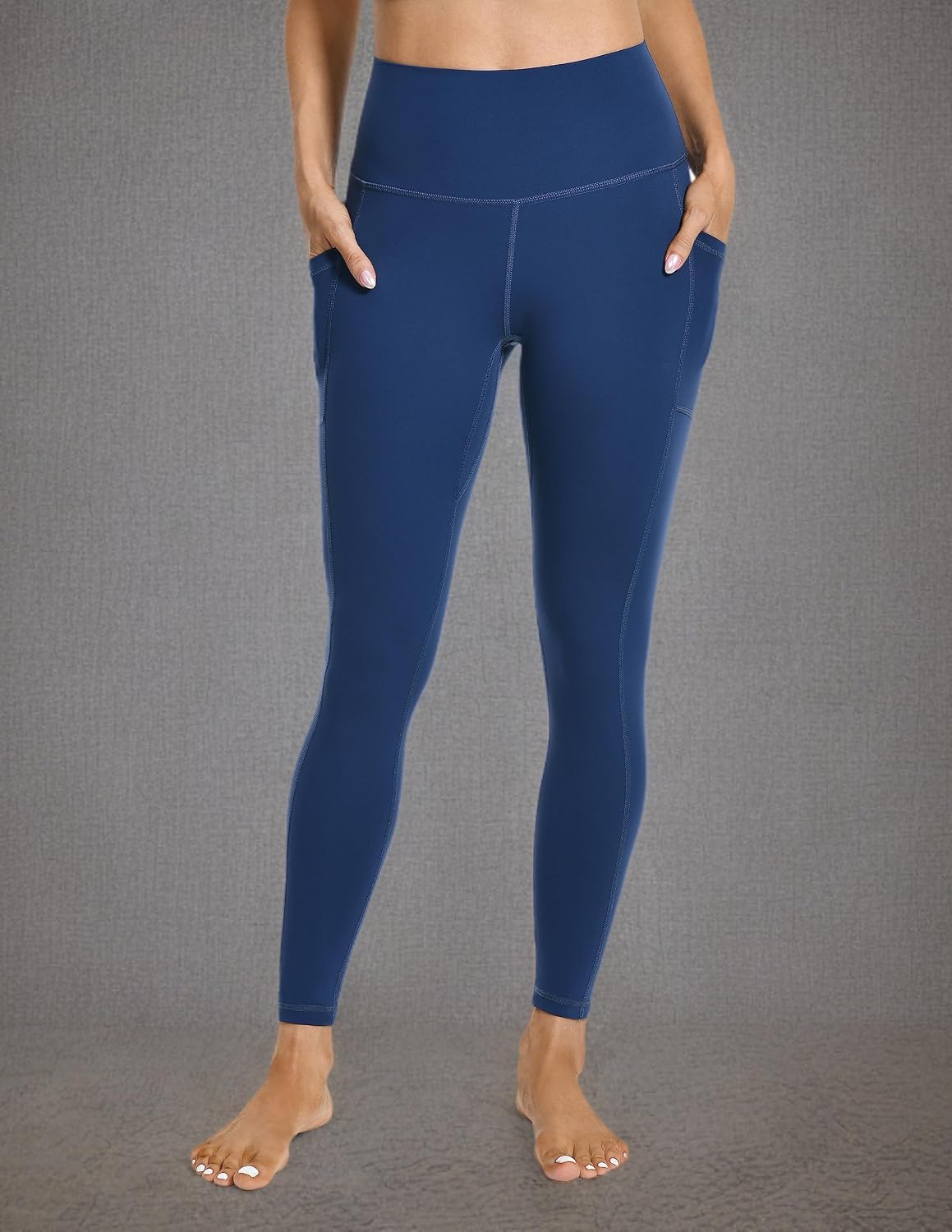 Women's High Waisted Yoga Pants 7/8 Length Leggings with Pockets