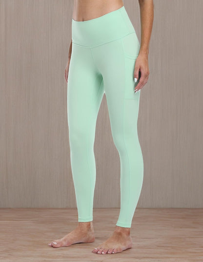 Women's High Waisted Yoga Pants 7/8 Length Leggings with Pockets