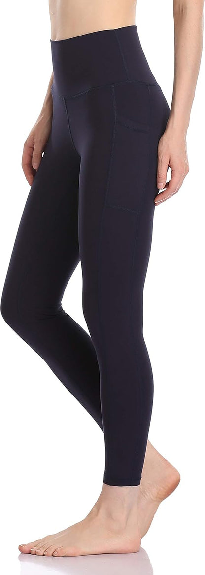 Women's High Waisted Yoga Pants 7/8 Length Leggings with Pockets