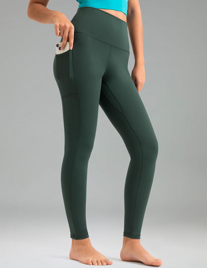 Women's High Waisted Yoga Pants 7/8 Length Leggings with Pockets