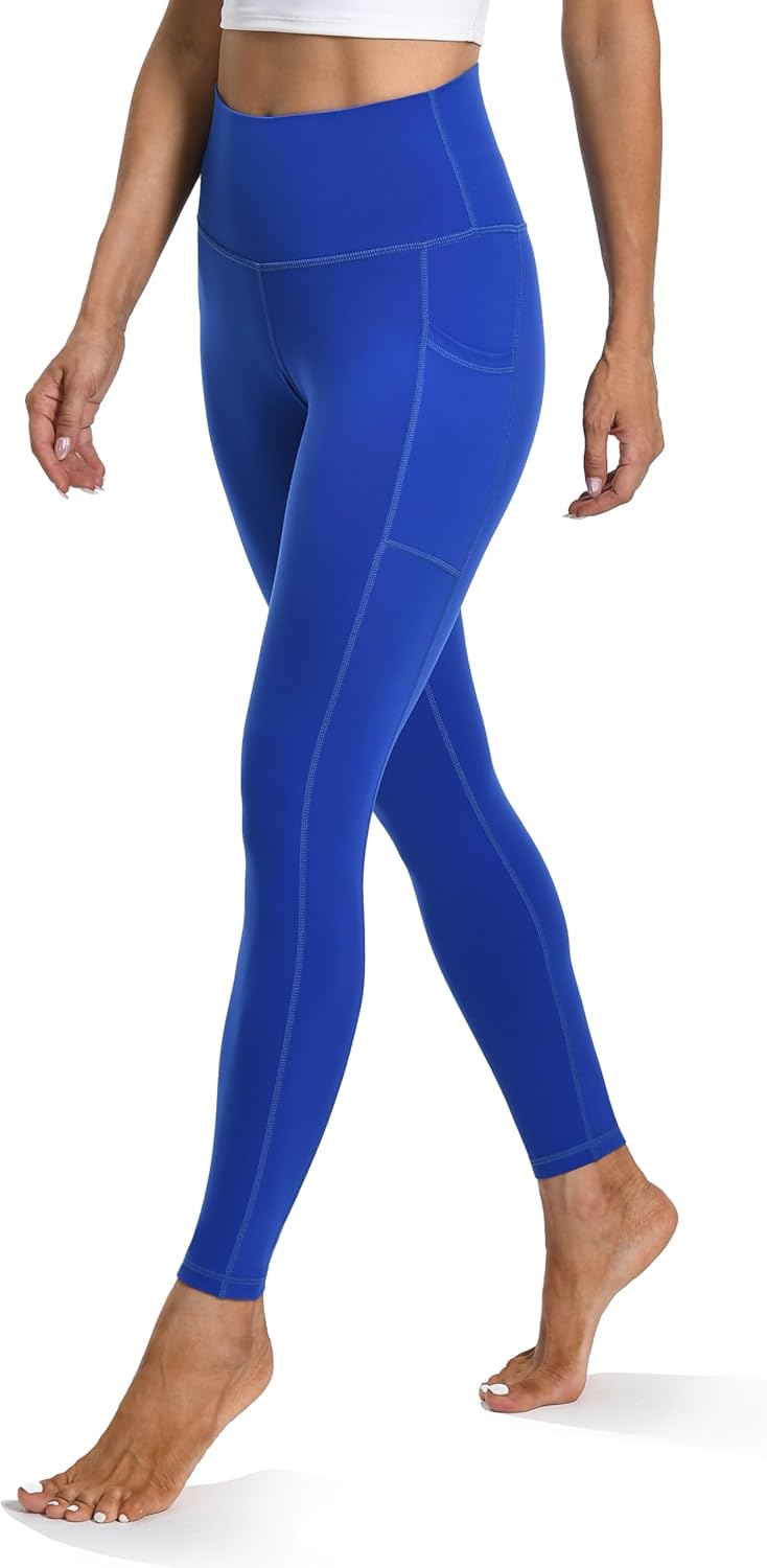 Women's High Waisted Yoga Pants 7/8 Length Leggings with Pockets