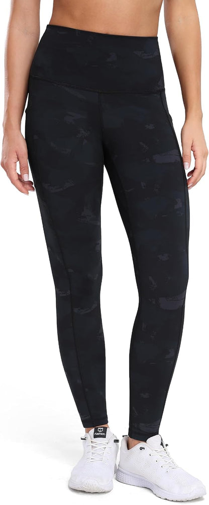 Women's High Waisted Yoga Pants 7/8 Length Leggings with Pockets