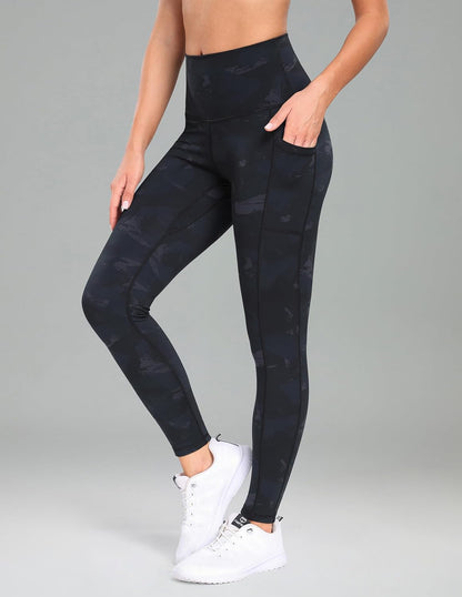 Women's High Waisted Yoga Pants 7/8 Length Leggings with Pockets