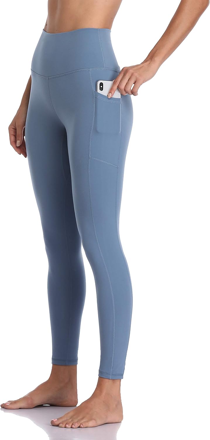 Women's High Waisted Yoga Pants 7/8 Length Leggings with Pockets