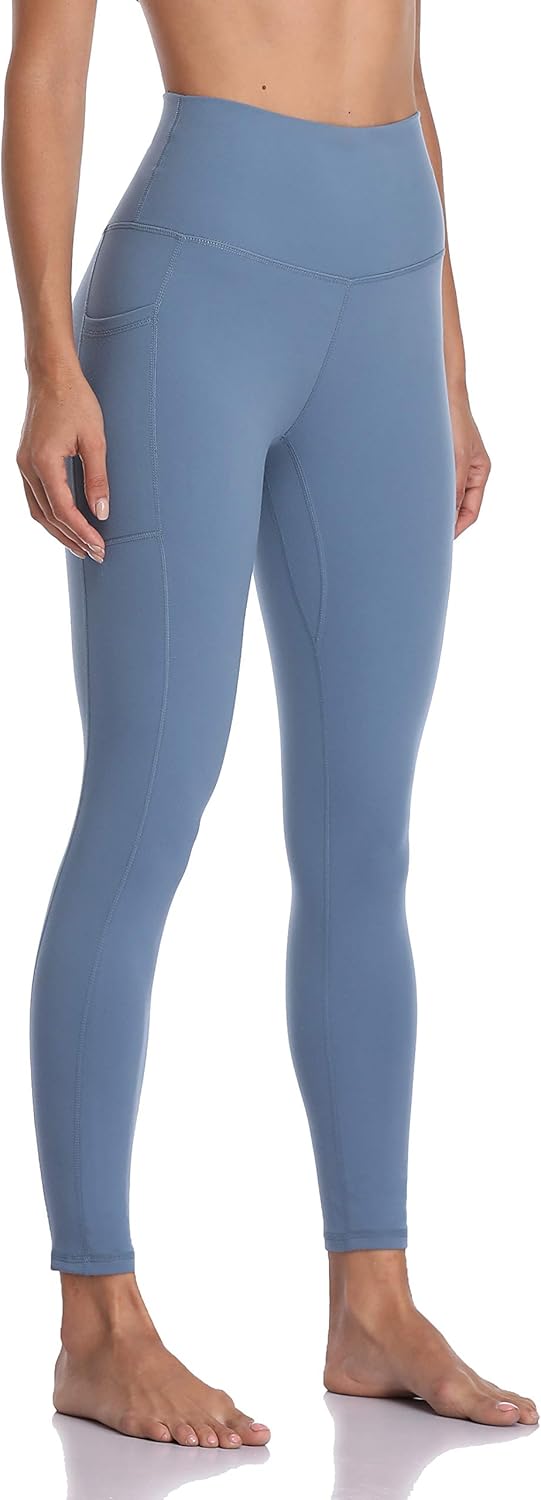 Women's High Waisted Yoga Pants 7/8 Length Leggings with Pockets