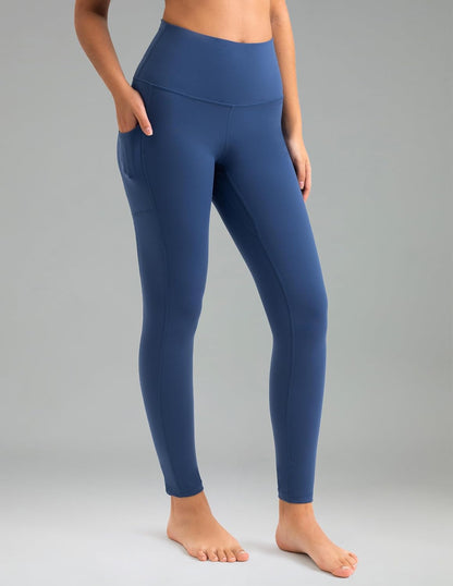 Women's High Waisted Yoga Pants 7/8 Length Leggings with Pockets