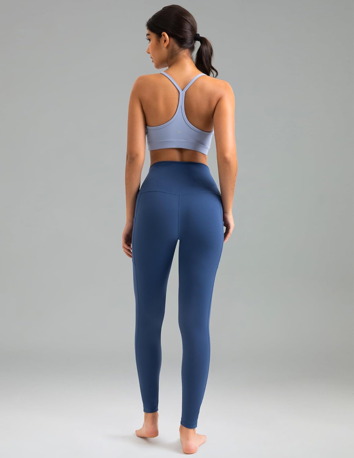 Women's High Waisted Yoga Pants 7/8 Length Leggings with Pockets