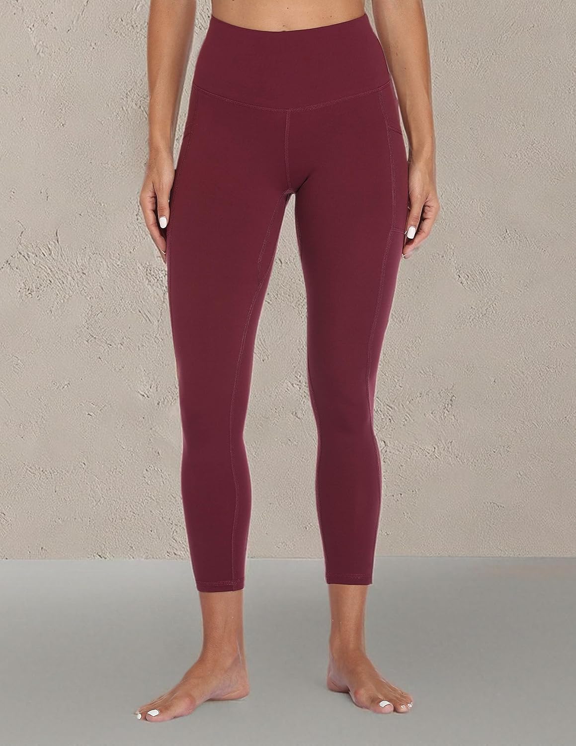 Women's High Waisted Yoga Pants 7/8 Length Leggings with Pockets