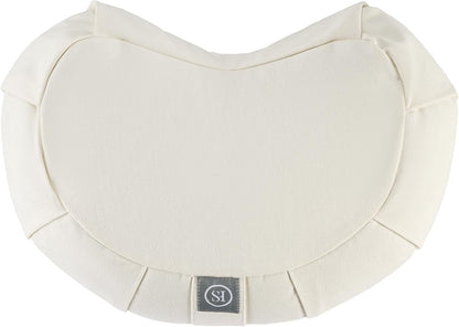 Meditation Cushion Bolster Pillow for Restorative Yoga – Supportive Cushion for Meditation, Pilates, and Relaxation – Filled with Buckwheat Hulls - Removable Cover