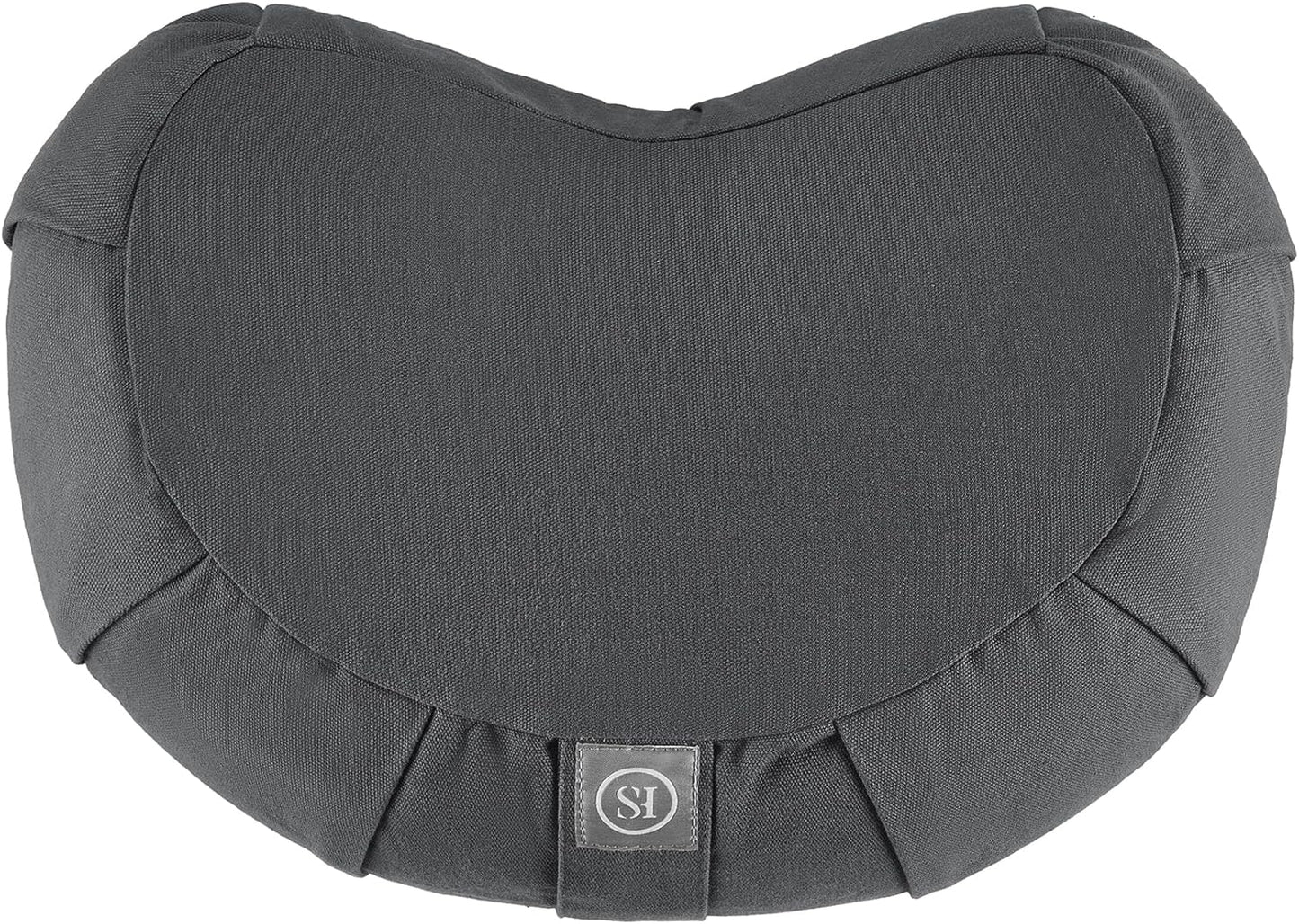 Meditation Cushion Bolster Pillow for Restorative Yoga – Supportive Cushion for Meditation, Pilates, and Relaxation – Filled with Buckwheat Hulls - Removable Cover