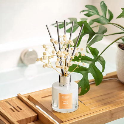 Reed Diffuser Set,3.38 fl oz (100 ml) - Clean Linen Oil Diffusers with 8 Reed Sticks,Home Fragrance Reed Diffuser for Bathroom Shelf Decor