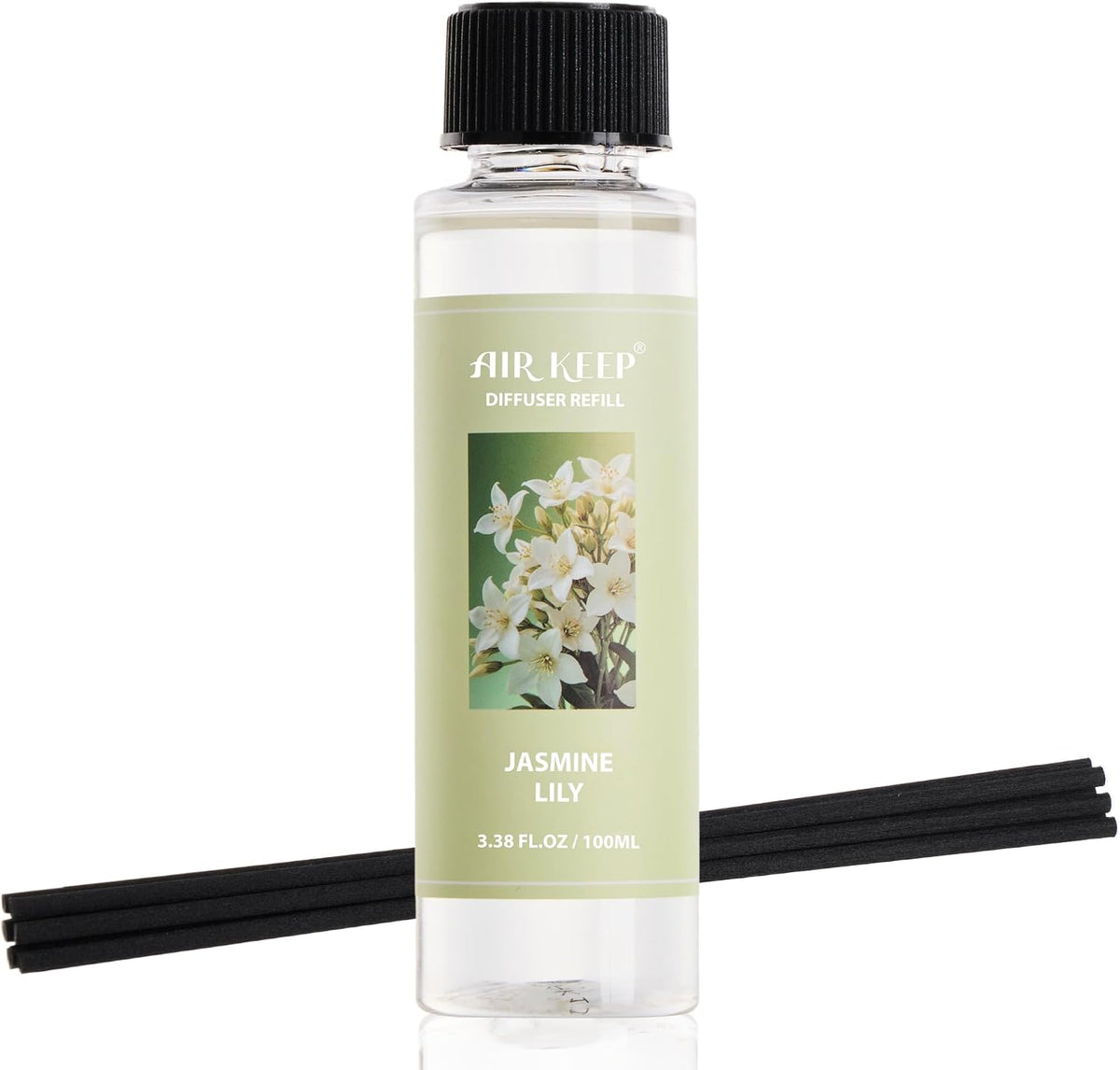Reed Diffuser Set,3.38 fl oz (100 ml) - Clean Linen Oil Diffusers with 8 Reed Sticks,Home Fragrance Reed Diffuser for Bathroom Shelf Decor
