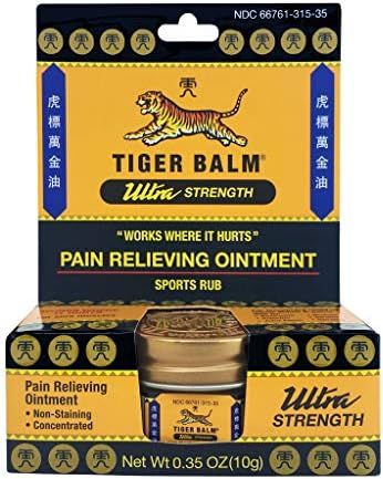 Pain Relieving Ultra Strength, 10g – Soothing & Ultra Strength Muscle Rub Ointment – Non-Staining Sports Muscle Rub