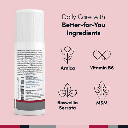 Daily Joint & Muscle Care Cream – Soothing Botanical Formula with Arnica, Vitamin B6 & MSM – Lightweight Fast-Absorbing Cream for Everyday Movement - Non-Greasy - Light Scent- 2 oz