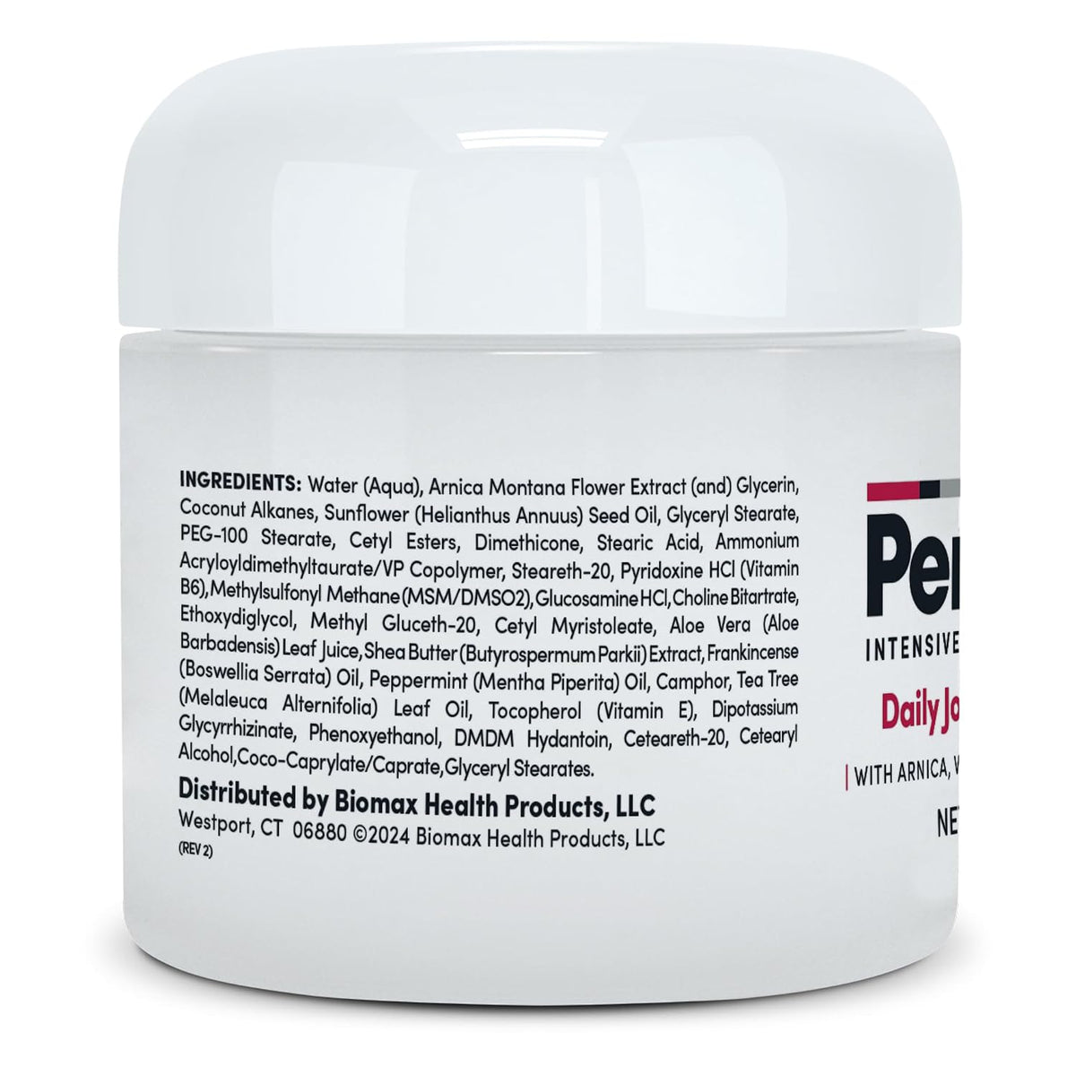Daily Joint & Muscle Care Cream – Soothing Botanical Formula with Arnica, Vitamin B6 & MSM – Lightweight Fast-Absorbing Cream for Everyday Movement - Non-Greasy - Light Scent- 2 oz