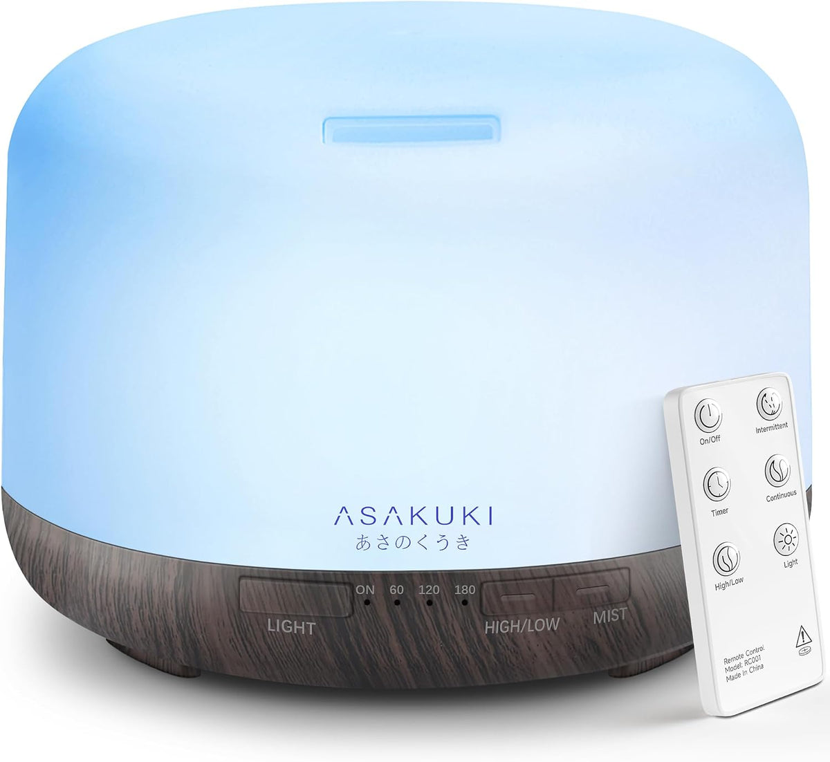 Essential Oil Diffuser for Home, 500ML Aromatherapy Humidifier