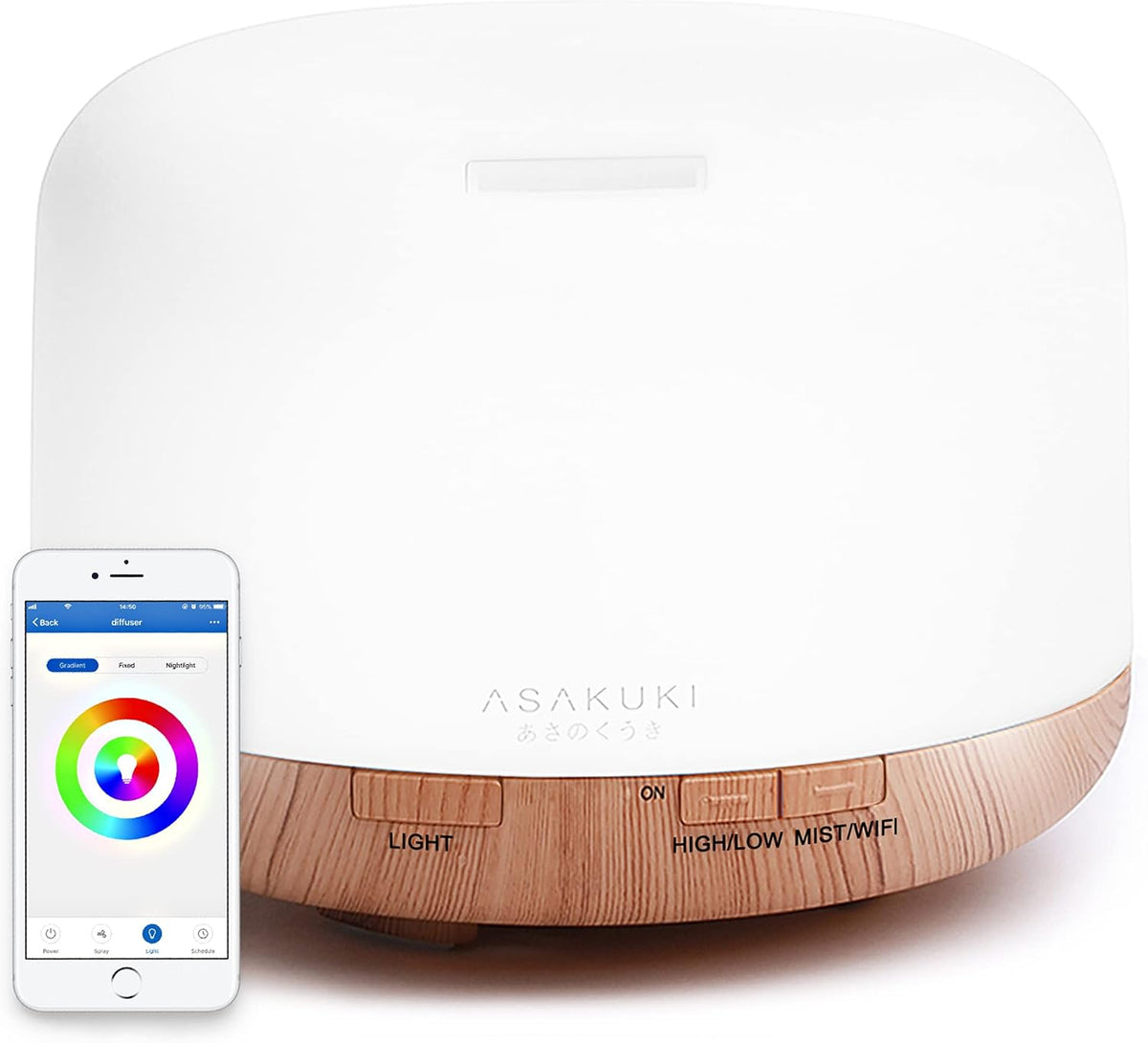 Essential Oil Diffuser for Home, 500ML Aromatherapy Humidifier