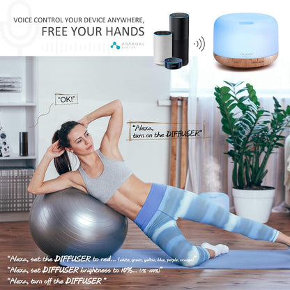 Essential Oil Diffuser for Home, 500ML Aromatherapy Humidifier