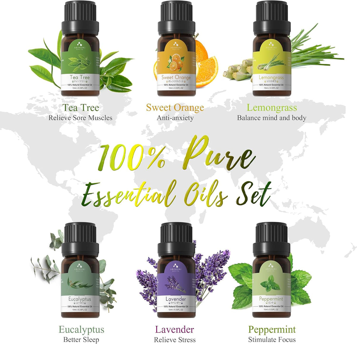Essential Oil Diffuser for Home, 500ML Aromatherapy Humidifier