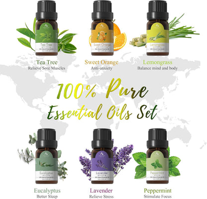 Essential Oil Diffuser for Home, 500ML Aromatherapy Humidifier