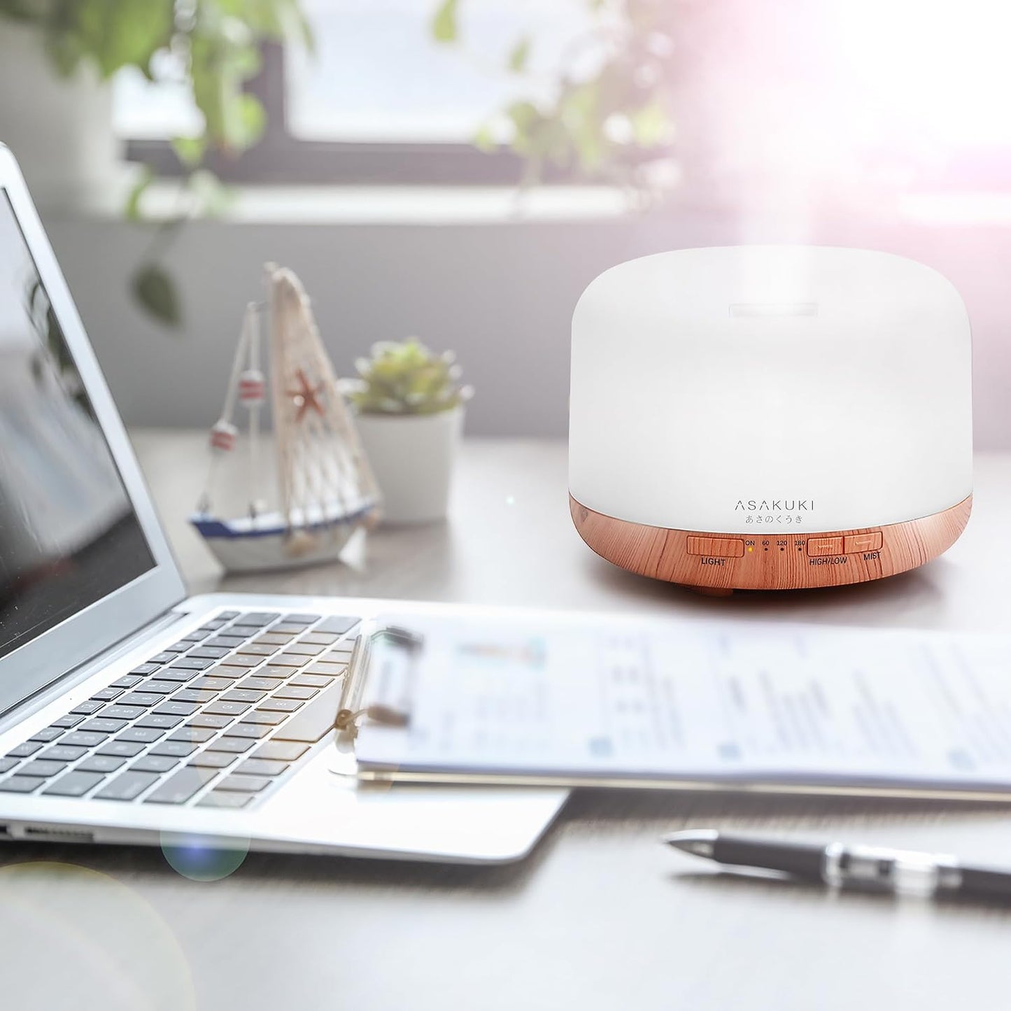 Essential Oil Diffuser for Home, 500ML Aromatherapy Humidifier